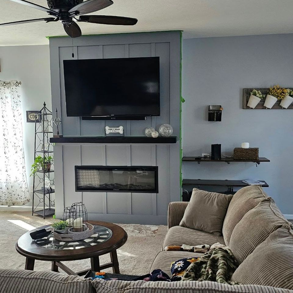 Mounted tv 2