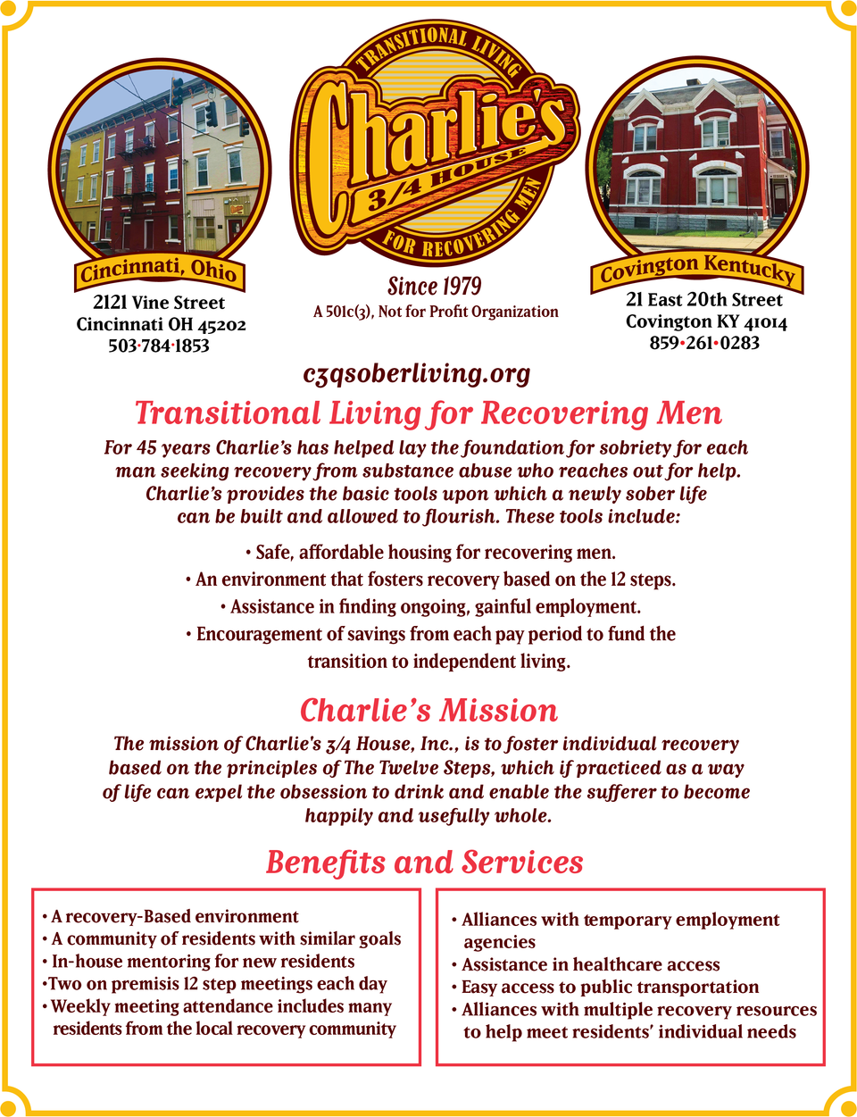 Charlie's flyer 2026