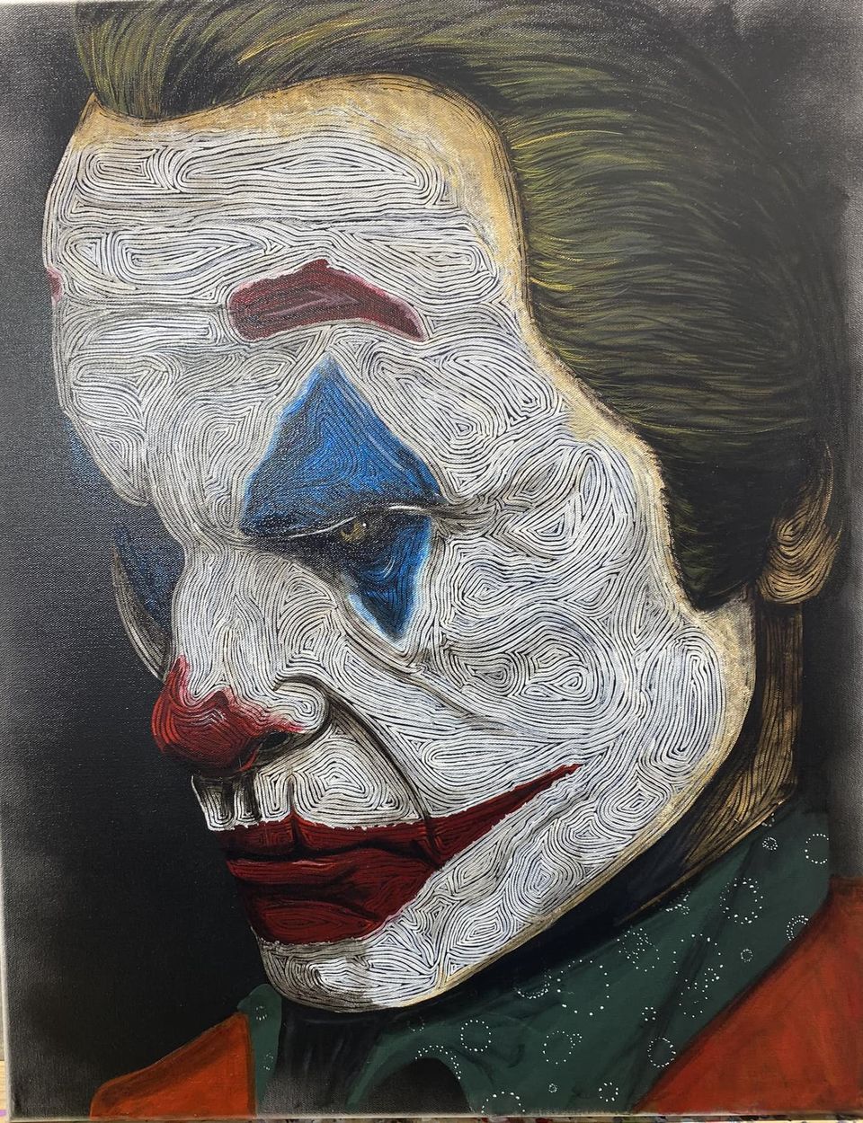 Hand-painted portrait art collection by Skeeter's Grafix.