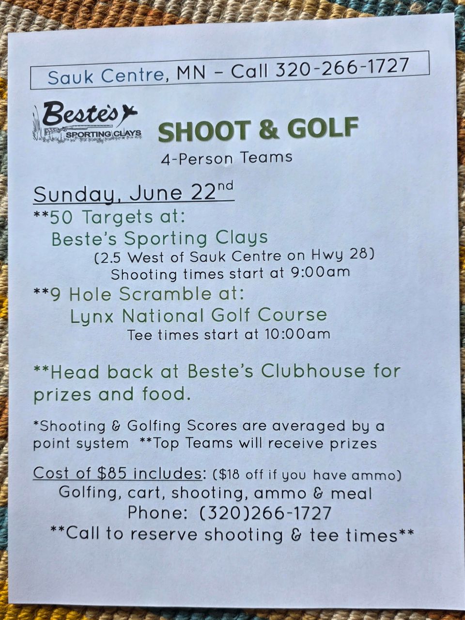 Golf   shoot 6 19 25