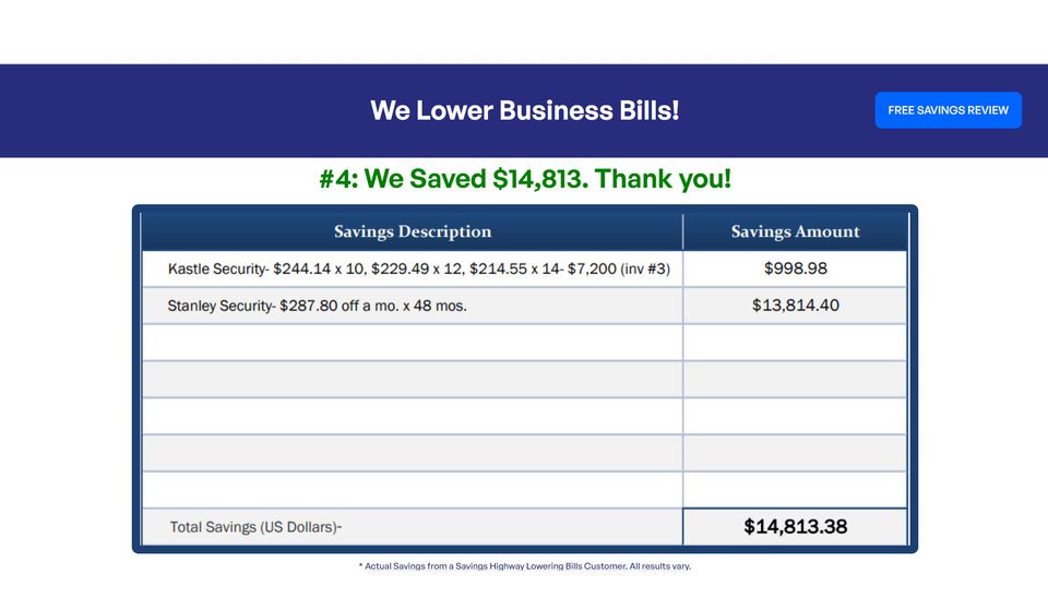 Lower bills 4