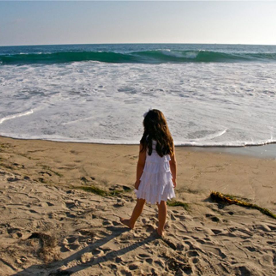 Girl on beach
