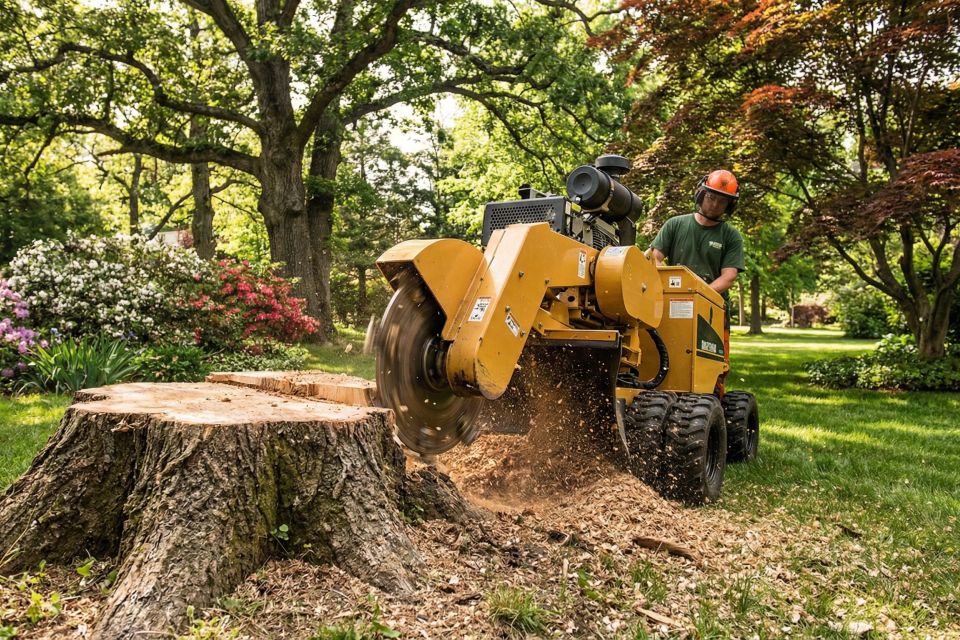 Stump grinding