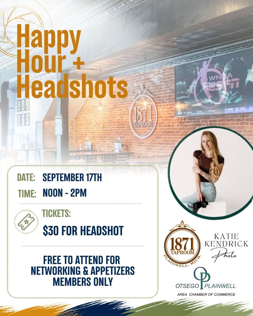 Happy hour + headshots