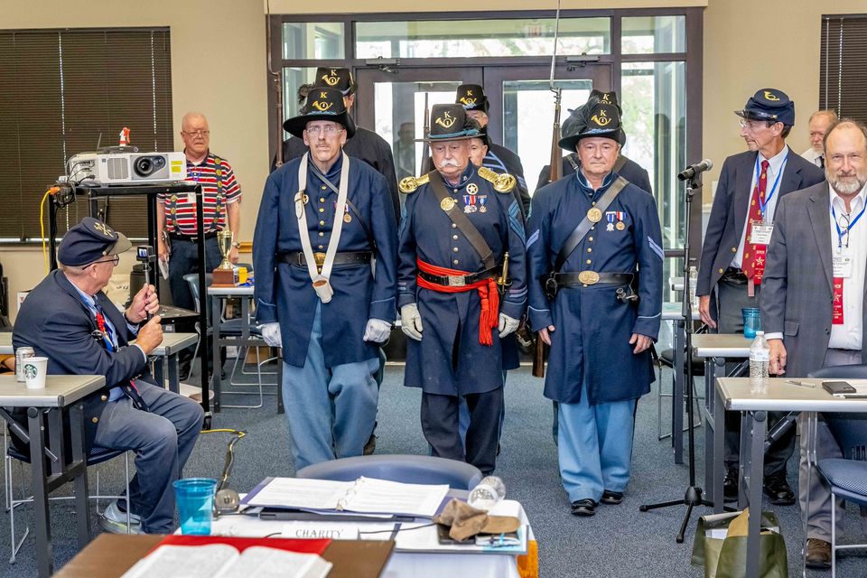 86   color guard retiring the colors