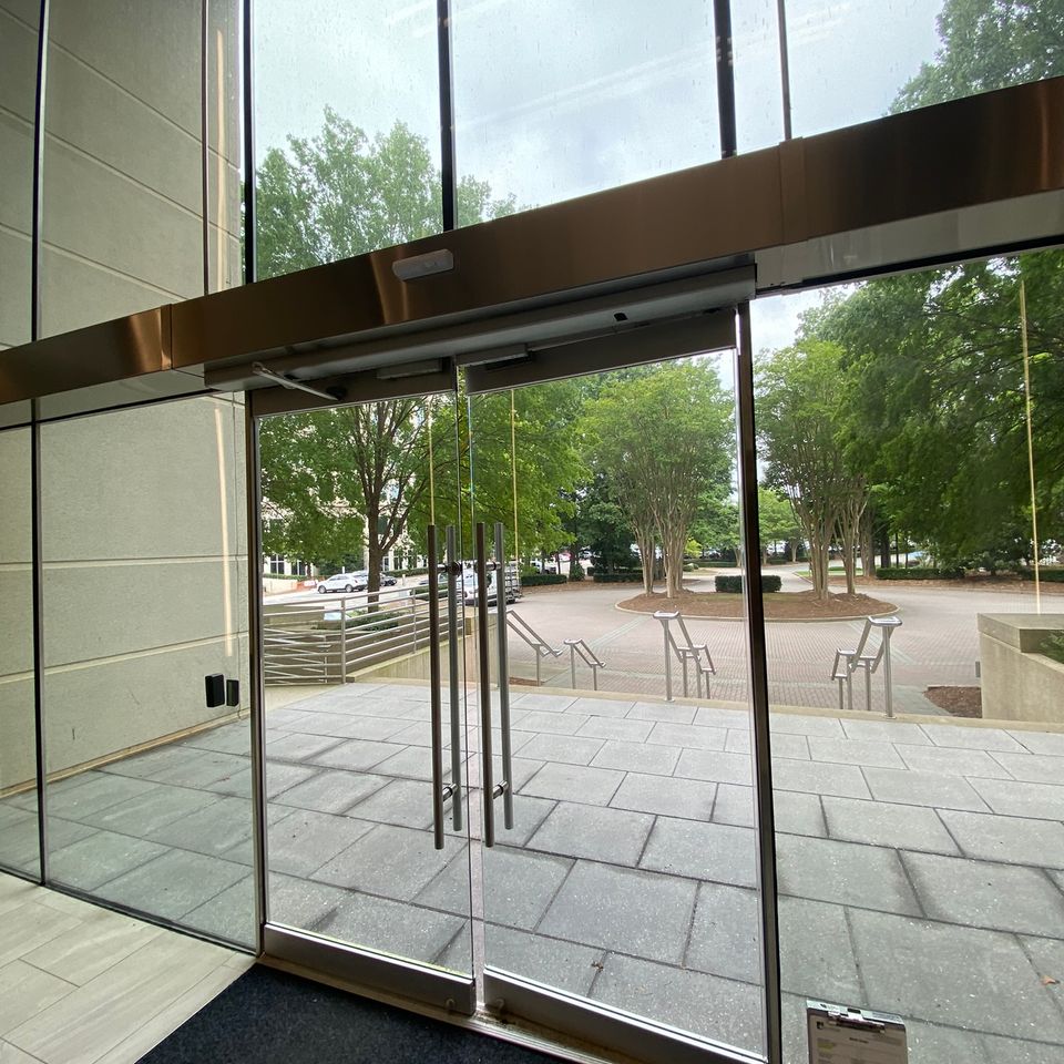 Commercial Storefront Glass Installation by Glass Angel's of Garner NC