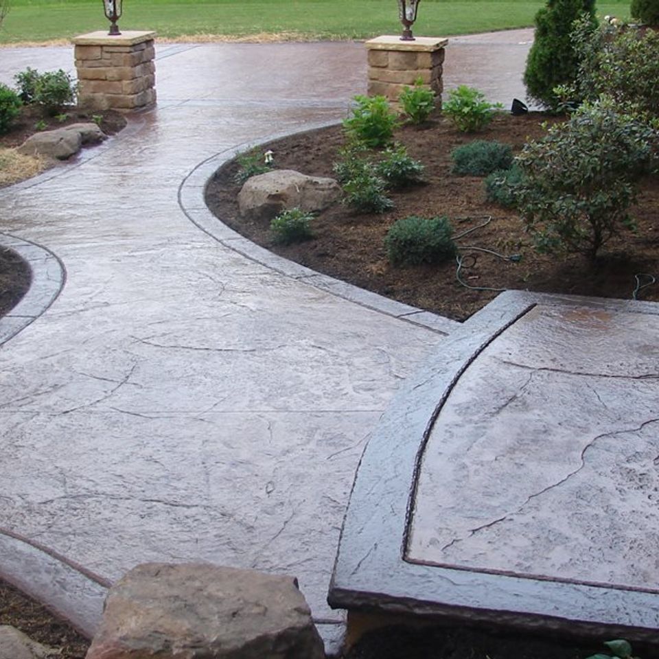stamped-concrete