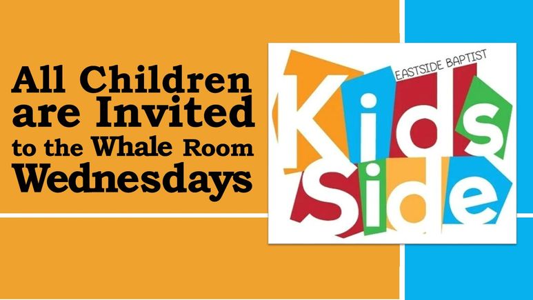 Kids side wednesday bible study