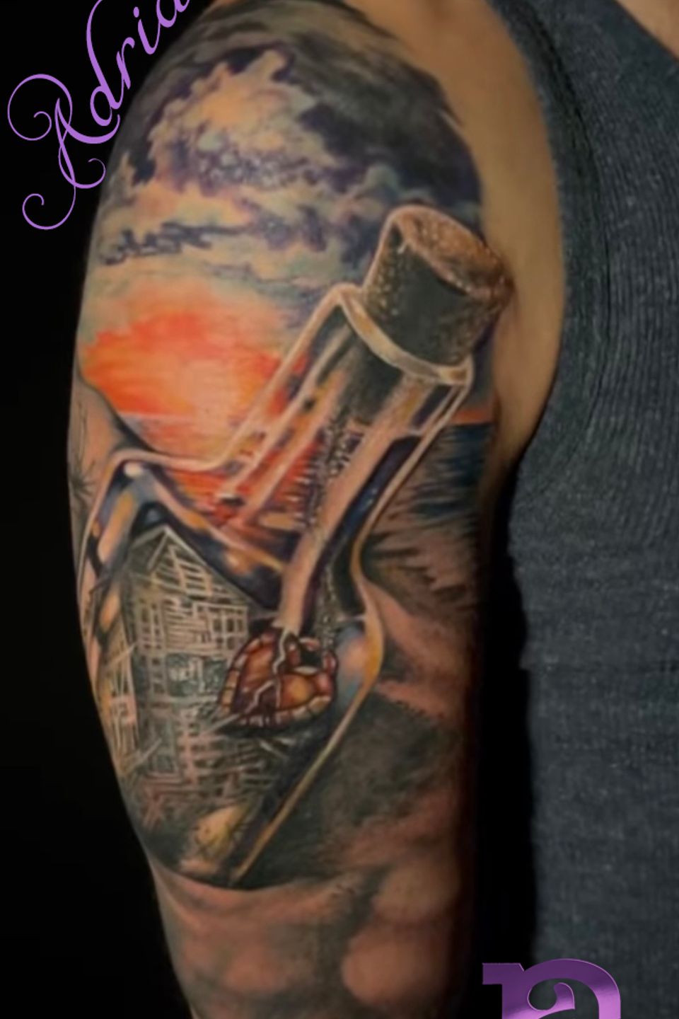 Adrian beach in bottle pic