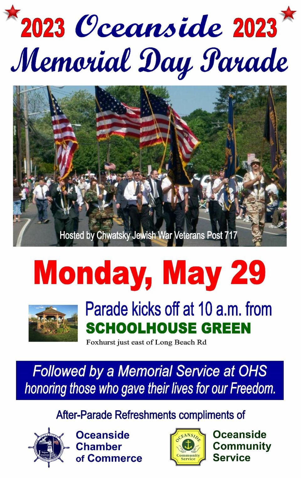 Memorial day flyer 052923