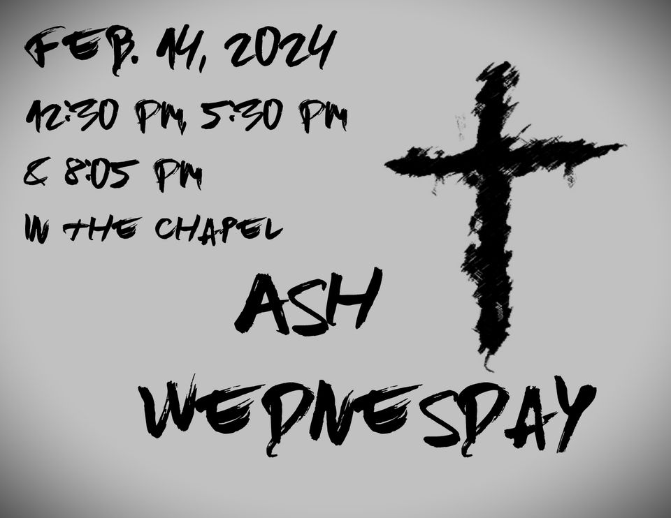 Ash wednesday times 2024