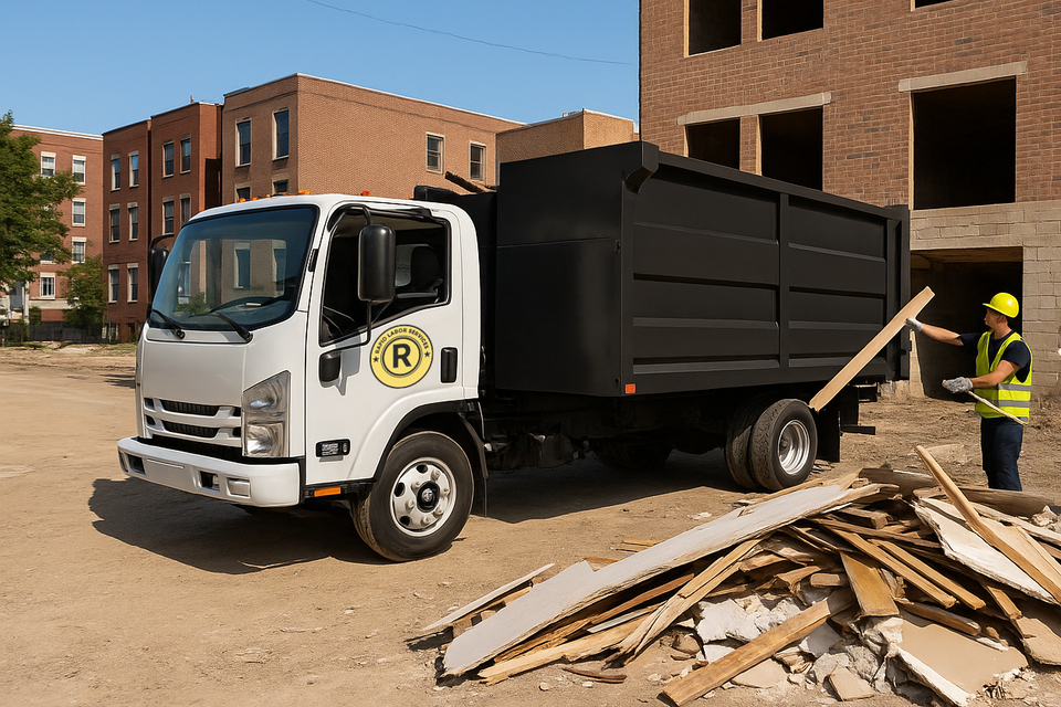 Rapid labor services construction site cleanup