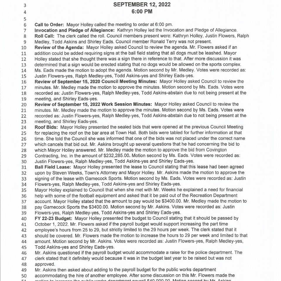 September 12  2022 council meeting page 1