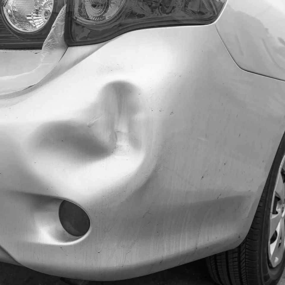 bumper dent repair bw