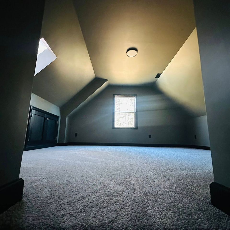 After bonus room finish