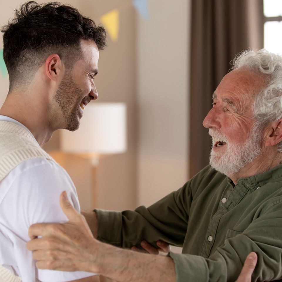 Grandchild providing in-home care for grandfather through Medicaid-approved caregiver program in New York