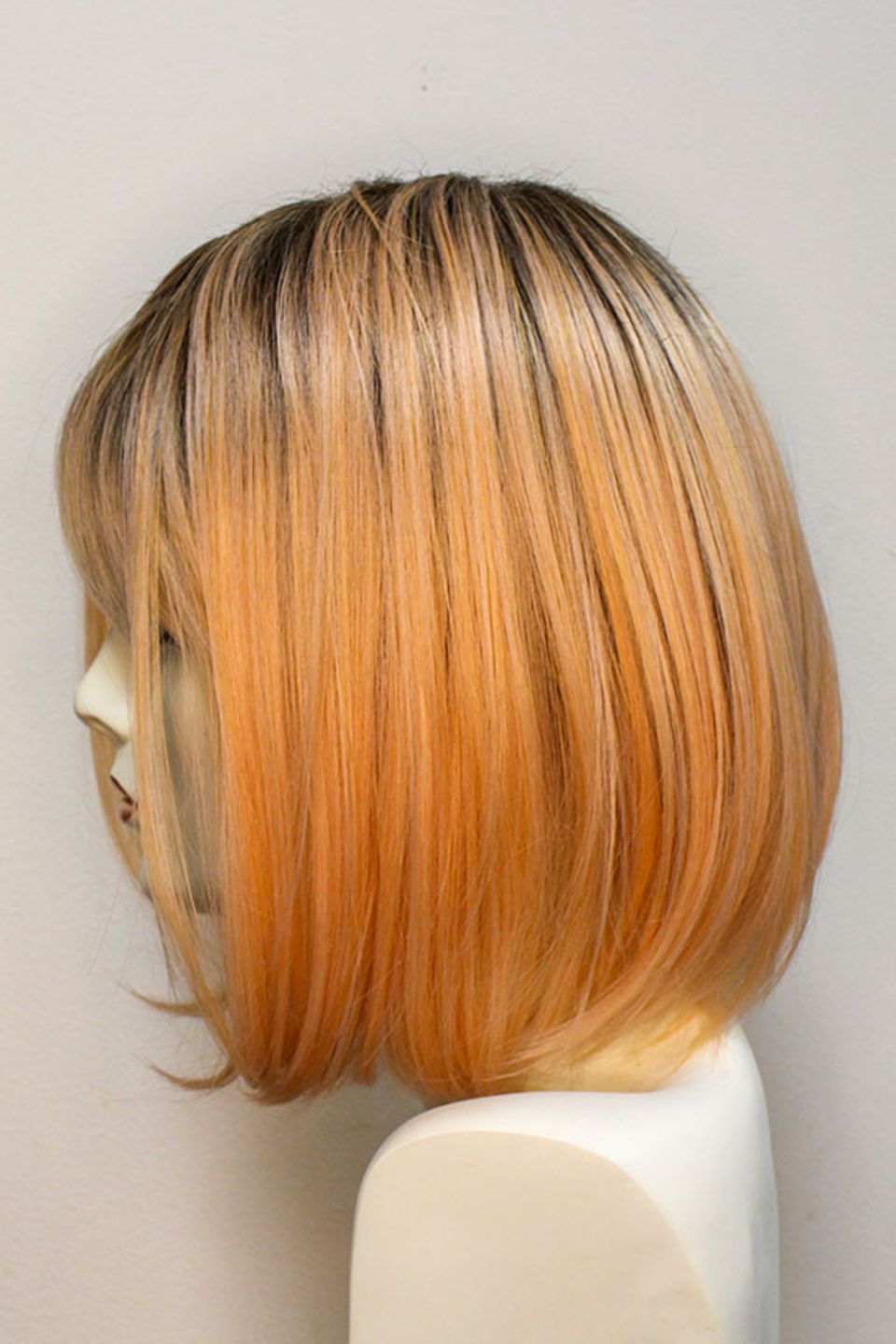 Short orange   pink bob 4