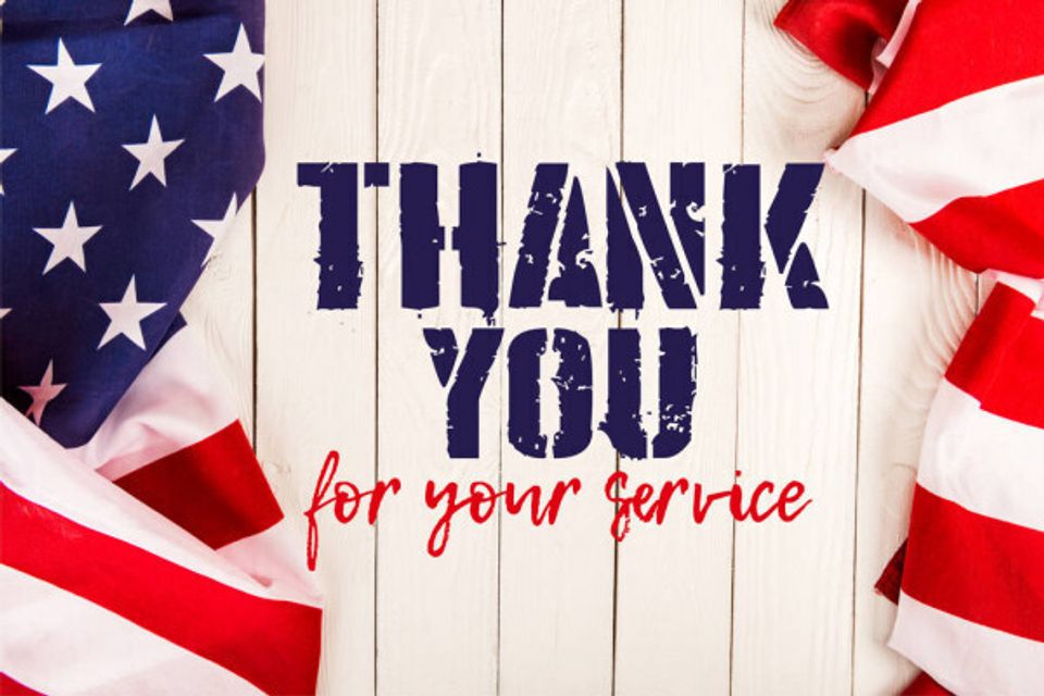 Thank you veterans