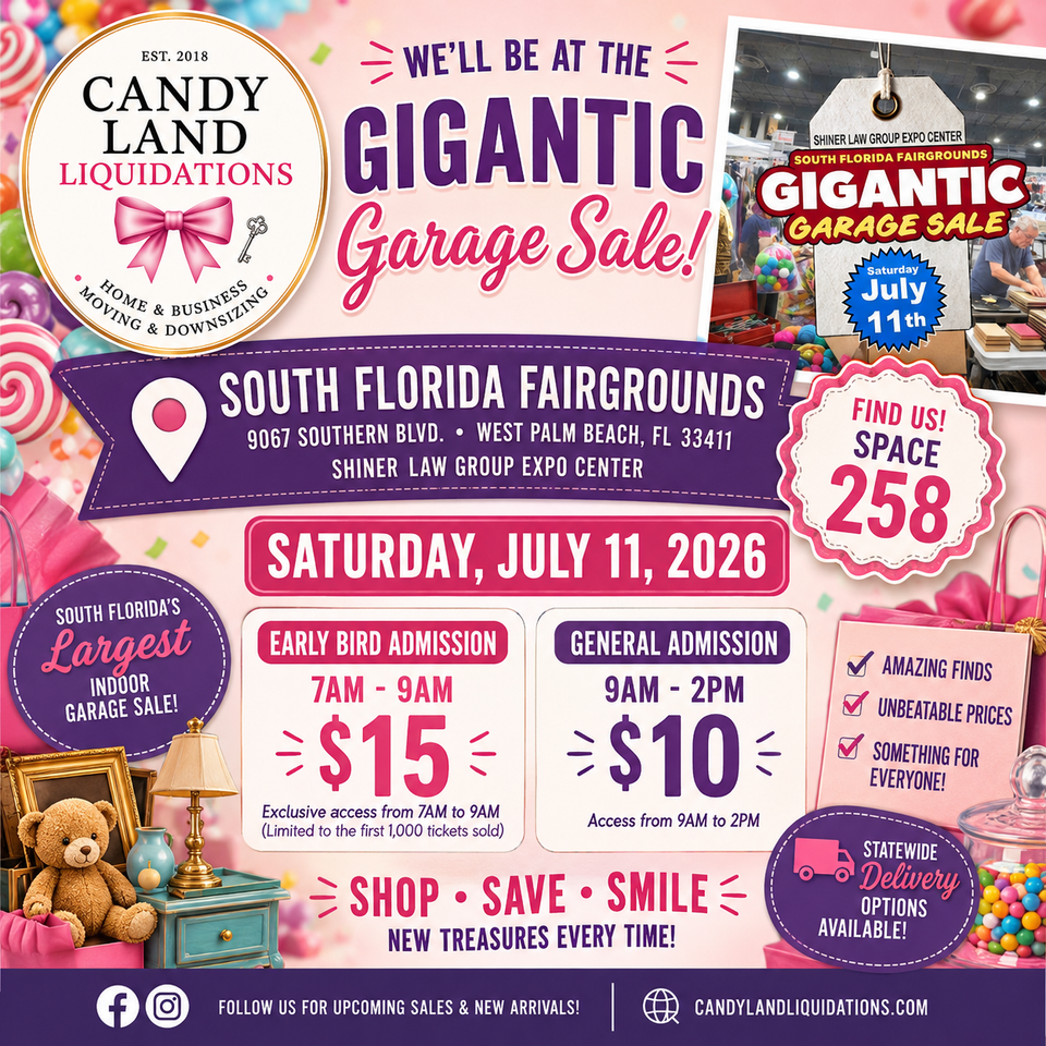 Candyland gigantic garage sale