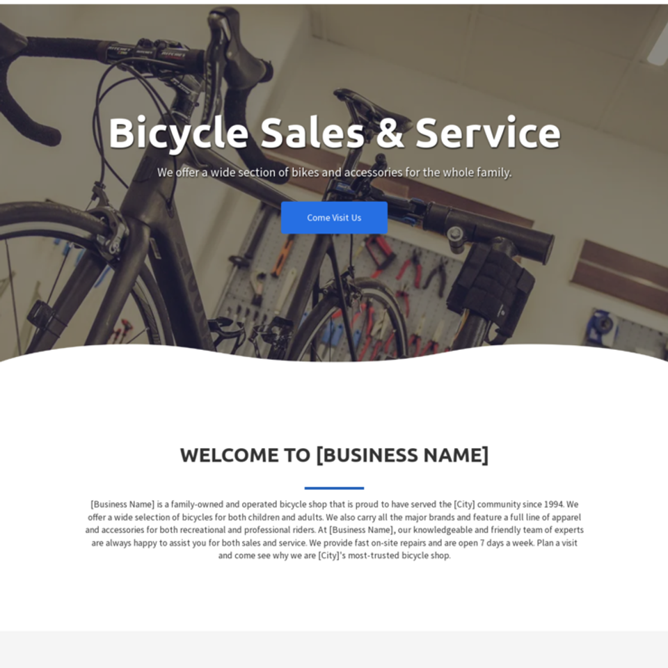 Bicycle shop