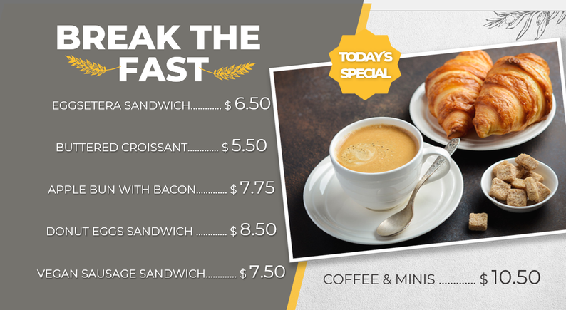 Menu board   rexelion 8