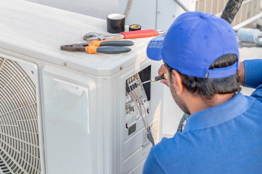 Pool heater installation