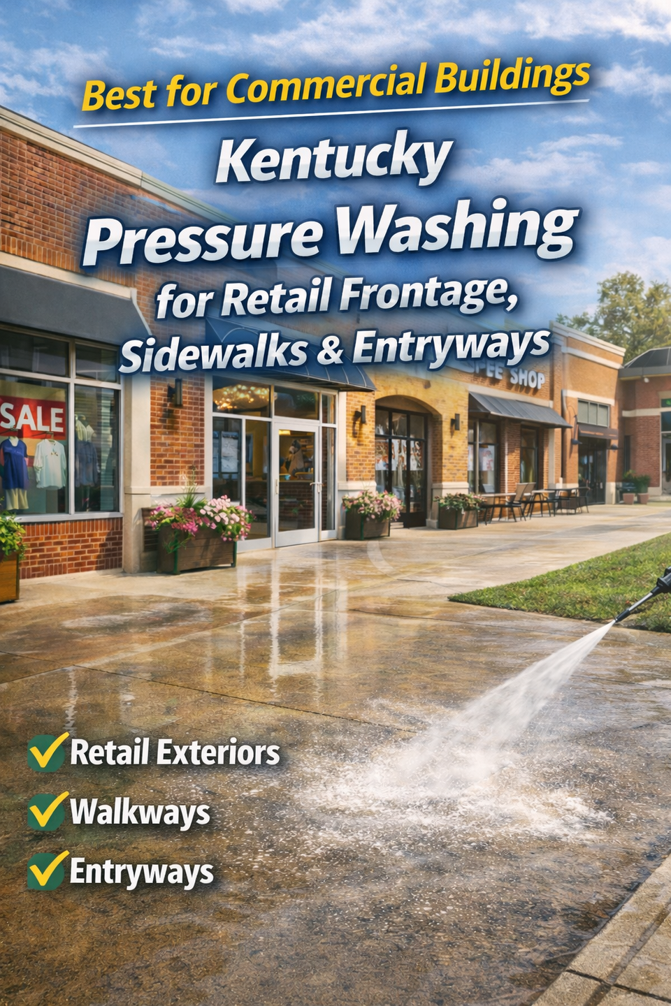 Kentucky commercial pressure washing services