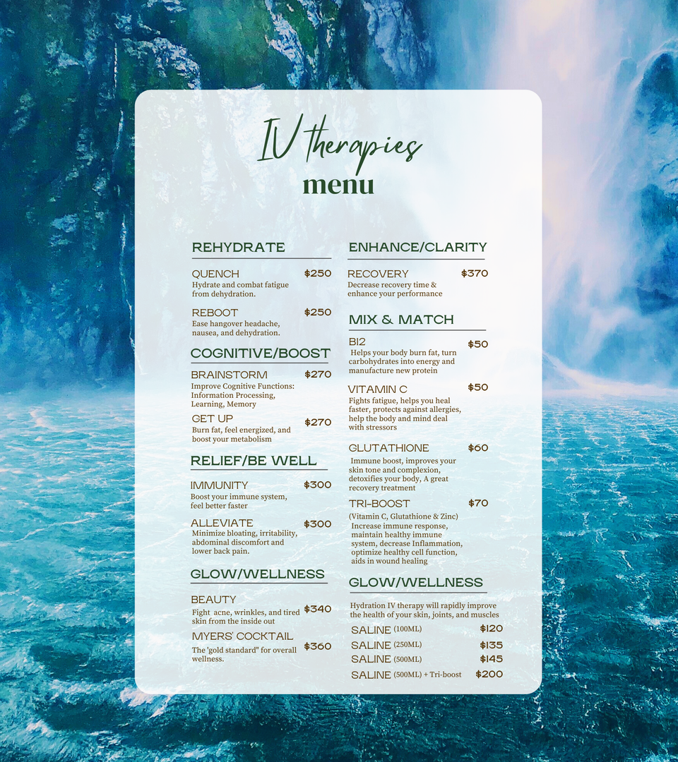 Beige and green simple restaurant menu (12 × 11 in)