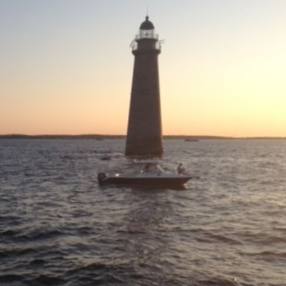 Lighthouse close to sunset