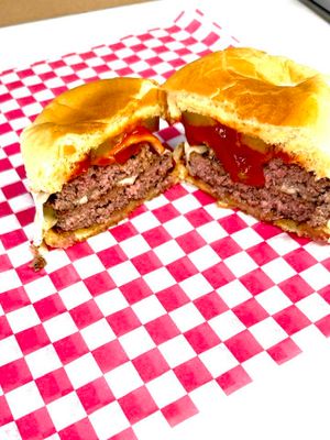 Double d hamburger