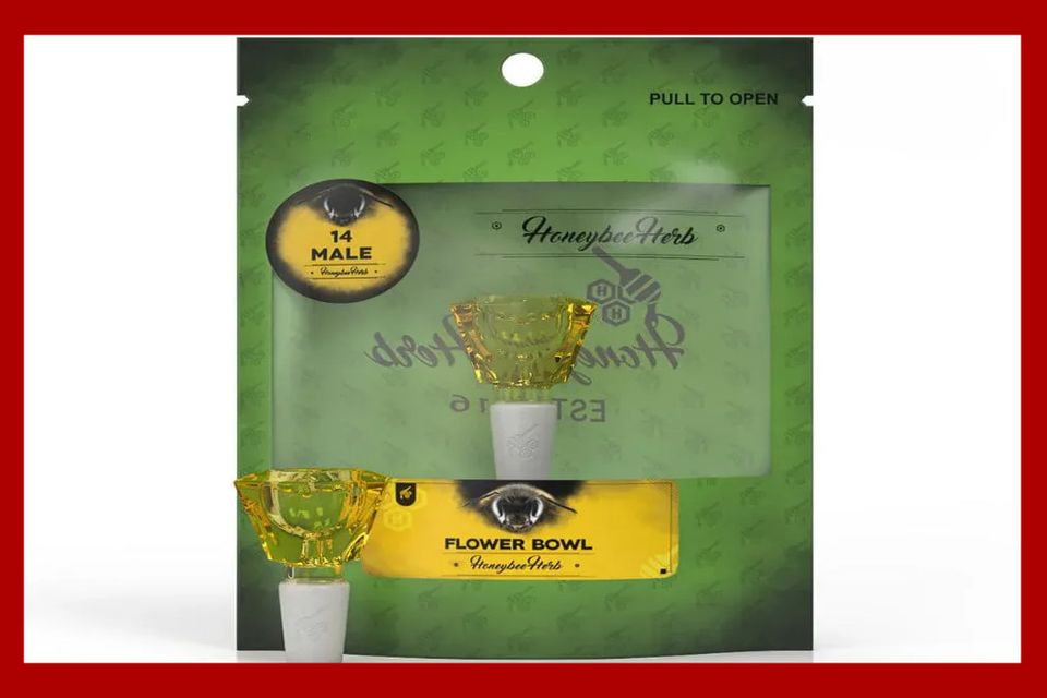 HoneyBee Herb Green Series 14M Rock Yellow Bowl Piece