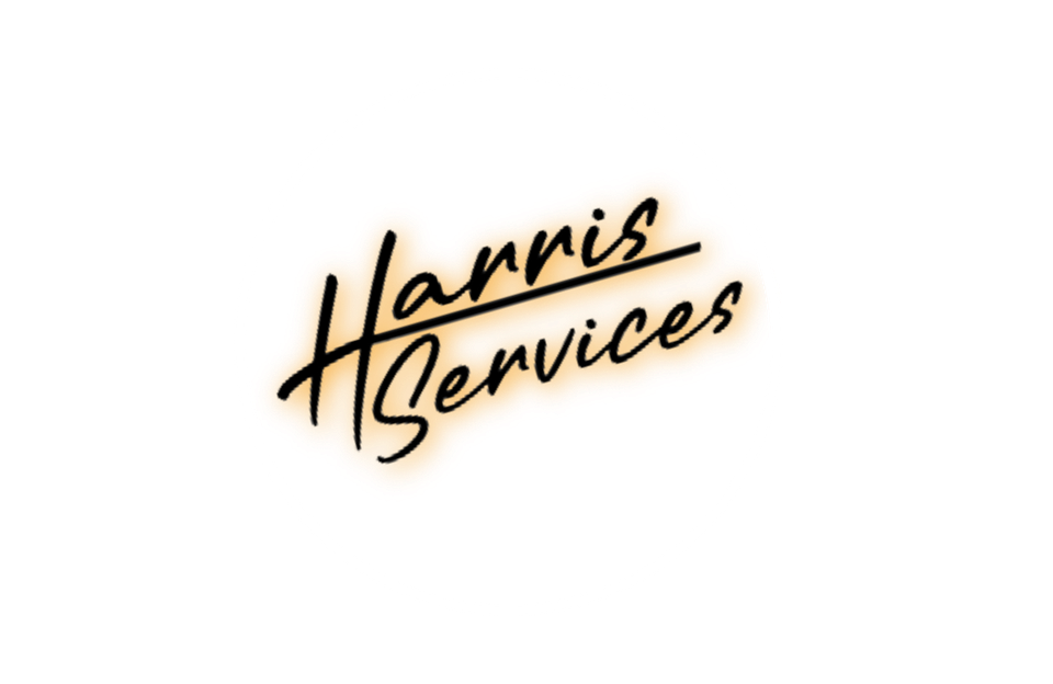 Harris font glow border