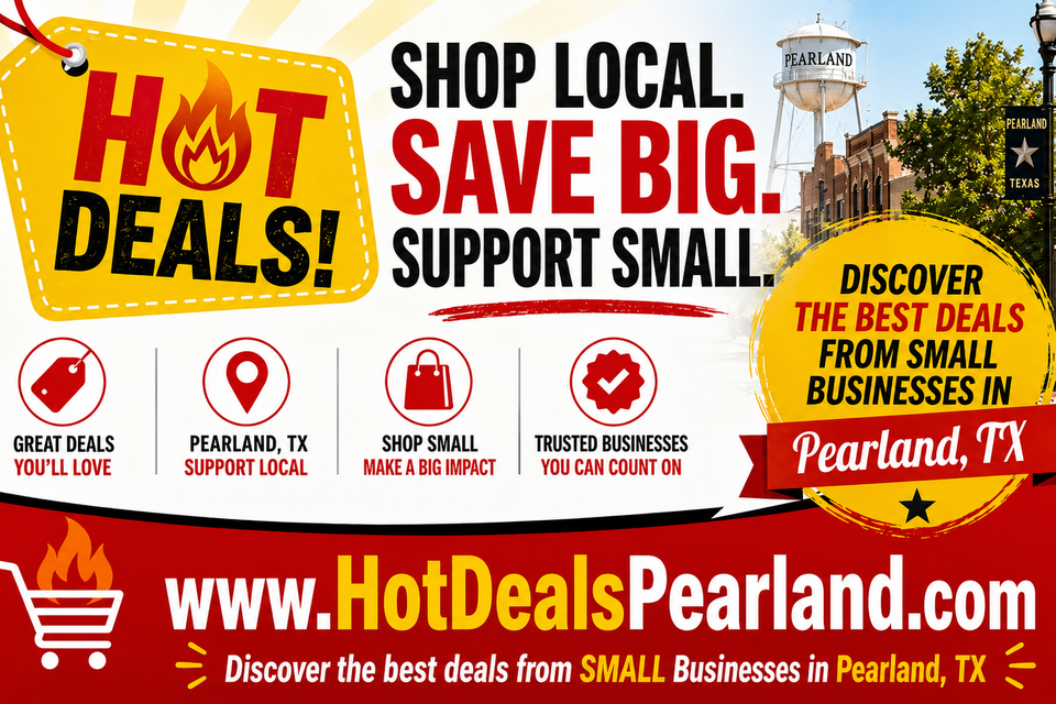 Hotdealspearland.com banner for hotdealsnearyou.com home page