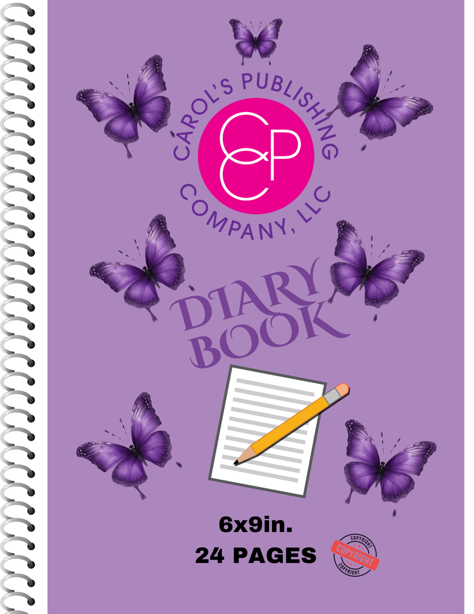 Green watercolor daily planner cover spiral notebook .zip   1