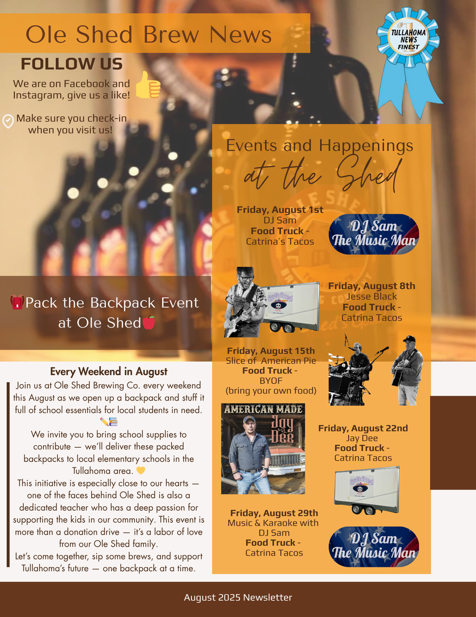 August 2025 brew news