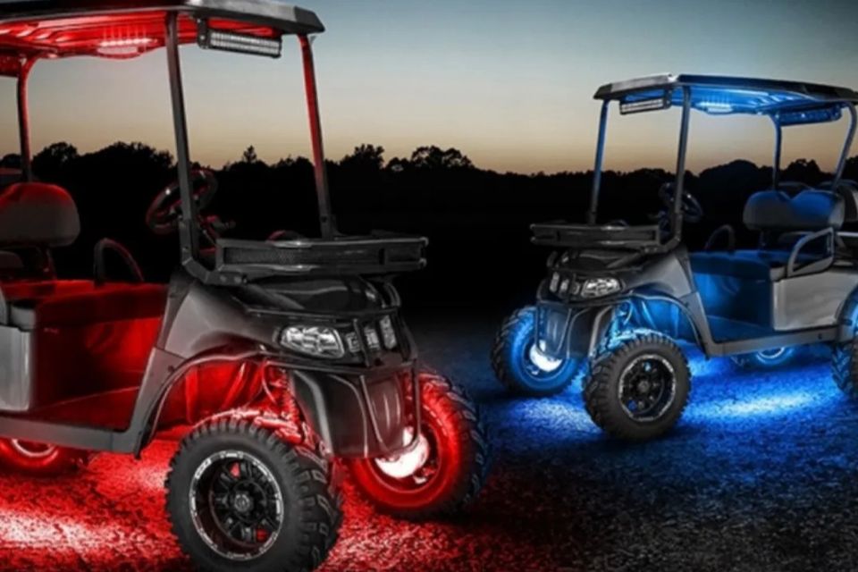 Customized golf carts with accessories from Neighborhood Golf Carts in Metairie, LA