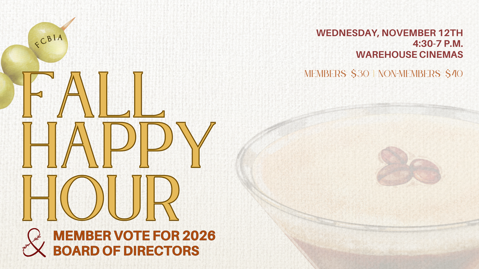 Fall happy hour event cover