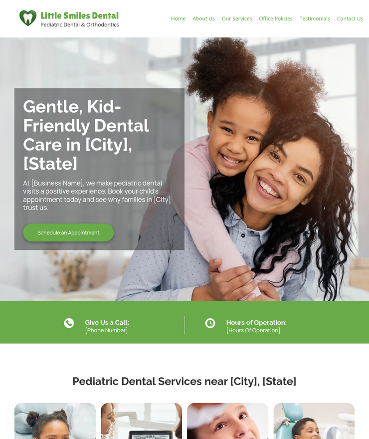 Pediatric dentistry