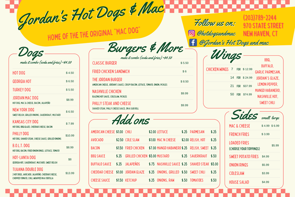 Large format jordan's hot dogs and mac (36 × 24 in) (1)