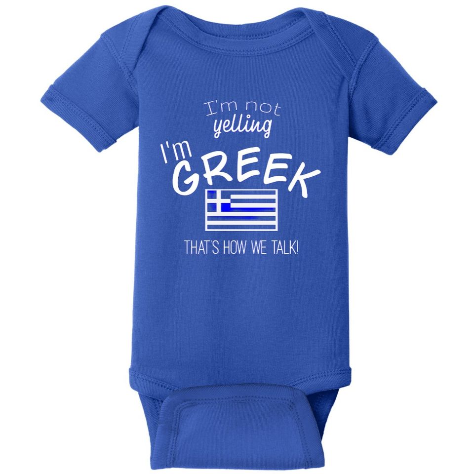 I'm greek onesie