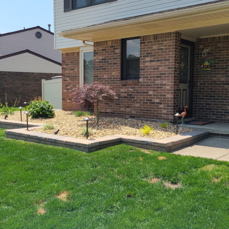 Retaining walls work done by Vic's Landscaping