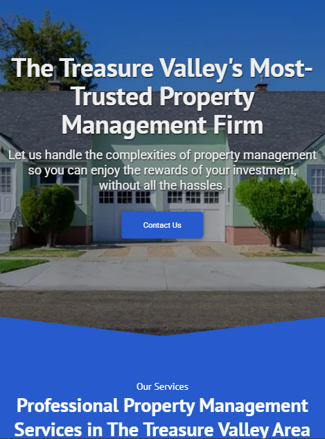 Hclt property management ipad screen shot
