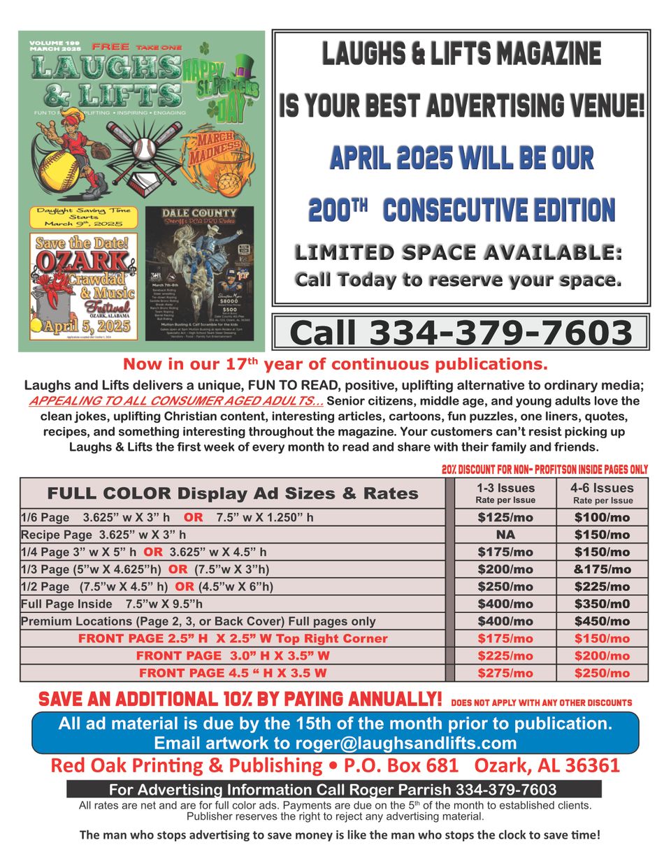 Media sheet april 2025