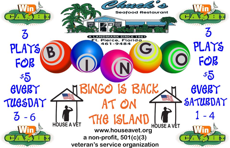 Chuck's bingo bannertands