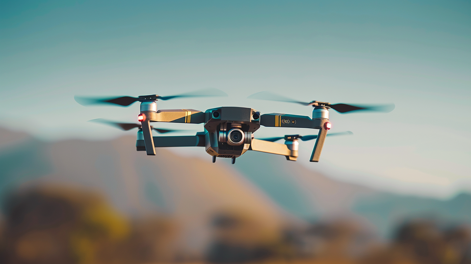 Grega4625 a closeup of a high quality drone in the sky on a cle a4e18eab ae26 4b57 8db2 c6702862fa5f