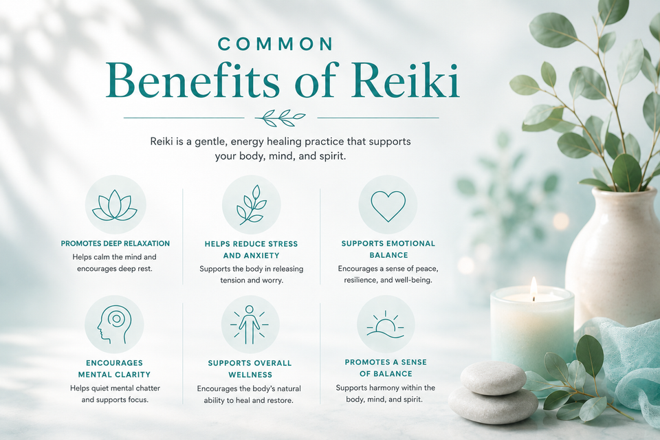 Common benefits of reiki image