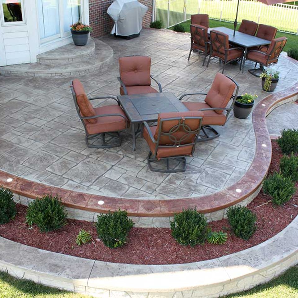 Stamped patio nc