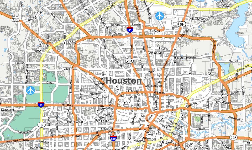 Houston map feature