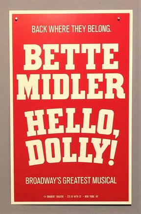 Theater hello dolly midler