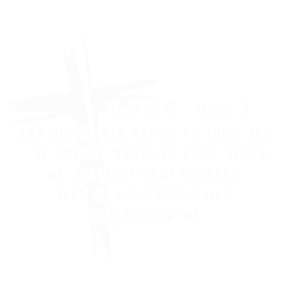 Faith   if anyone comes after me cross training back white